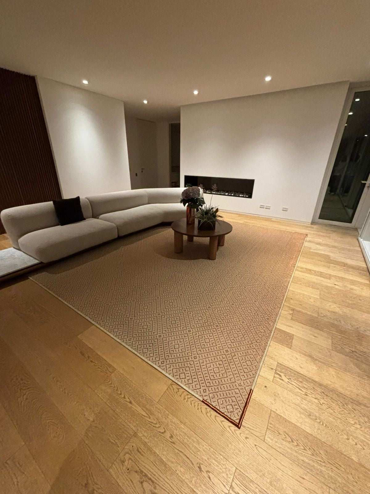 Tapete Tejido Milano en Fique y Cobre
