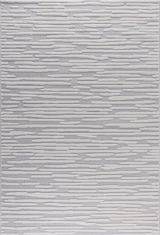 Alfombra Roma / 0023A / White - Grey