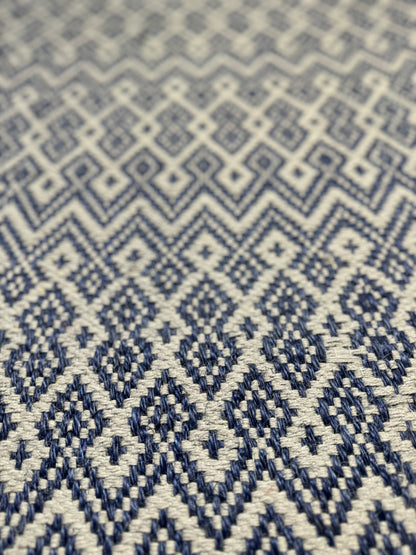 Tapete Tejido Huacaya en Alpaca Peruana y Fique
