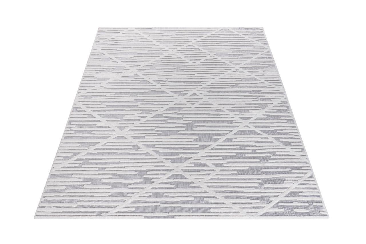 Alfombra Roma / 0024A / White - Grey
