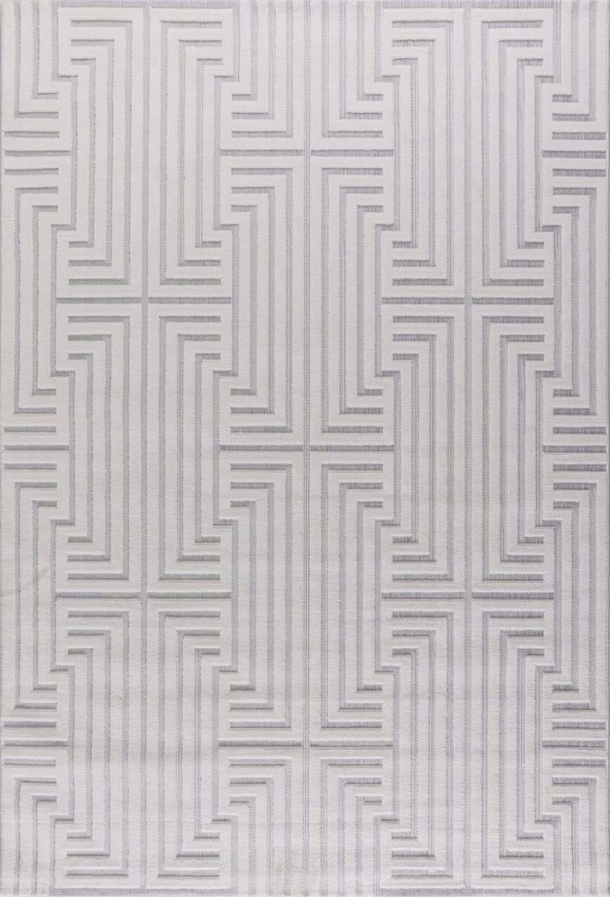 Alfombra Roma / 0025A / White - Grey
