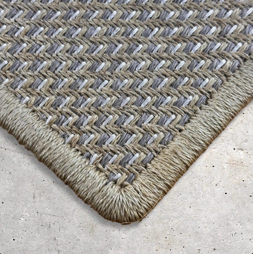 Tapete Tejido Florencia en Fique Y Seda