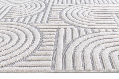 Alfombra Roma / 0026A / White - Grey