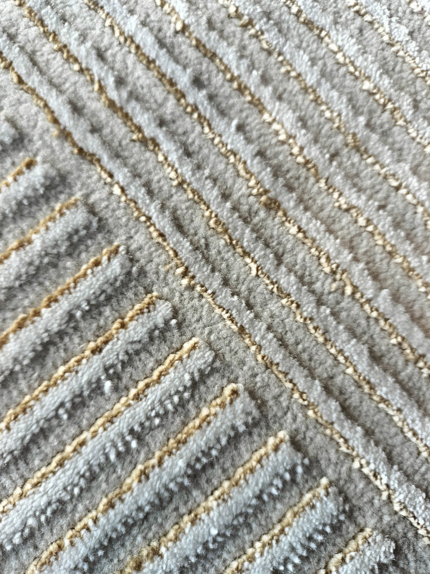 Alfombra Florencia  / 0123A / Bone - Gold