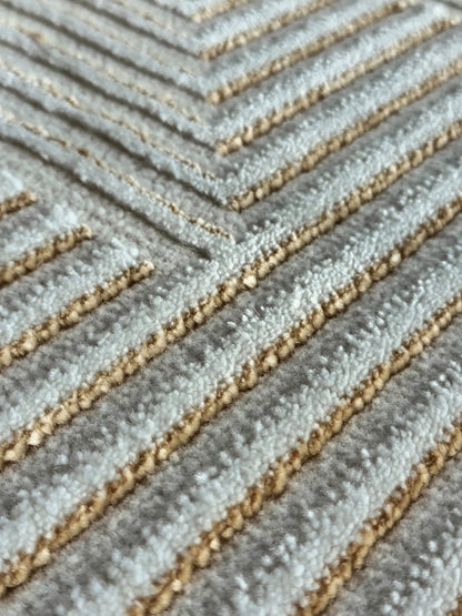 Alfombra Florencia  / 0123A / Bone - Gold