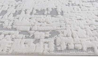Alfombra Roma / 0015A / White - Grey