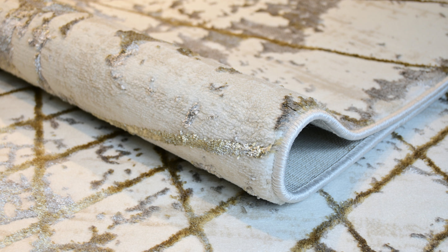 Alfombra Arte 6165A / White Gold