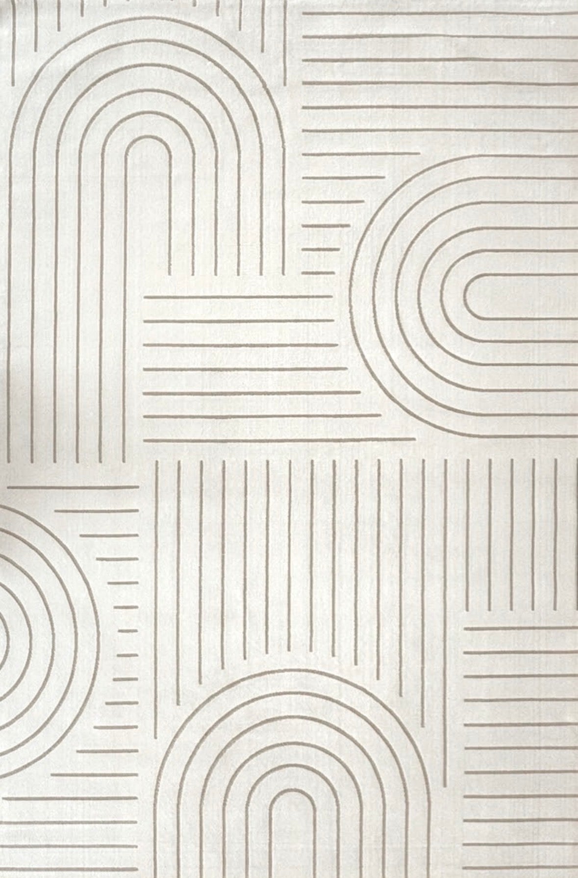Alfombra Premium Importada de Turquía  / Florencia  0020 / White - White