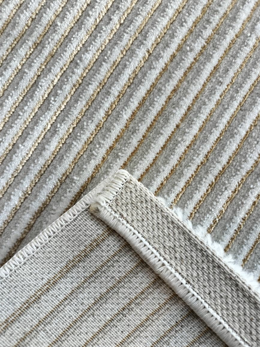 Alfombra Florencia  / 0123A / Bone - Gold