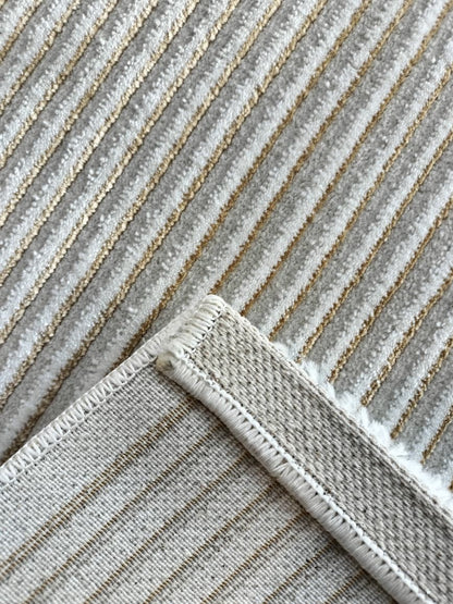 Alfombra Florencia  / 0123A / Bone - Gold