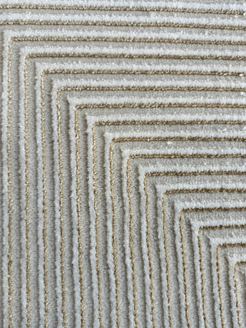 Alfombra Florencia  / 0123A / Bone - Gold