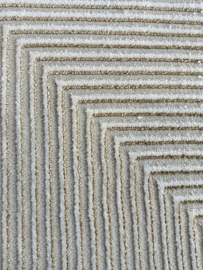 Alfombra Florencia  / 0123A / Bone - Gold