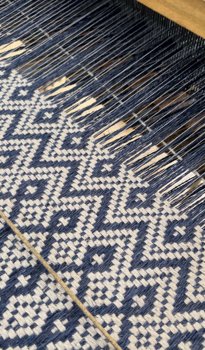 Tapete Tejido Huacaya en Alpaca Peruana y Fique