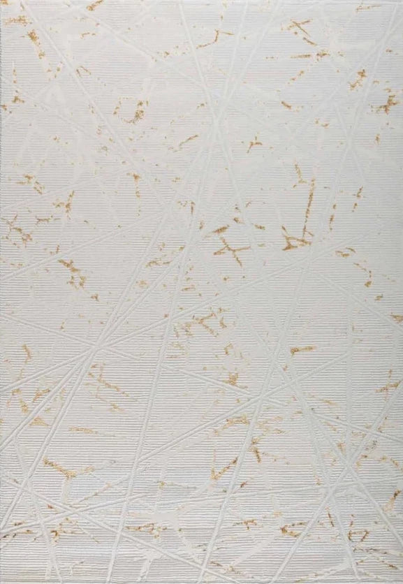 Alfombra Premium Importada de Turquía / Gamma 0684 / Bone-Gold