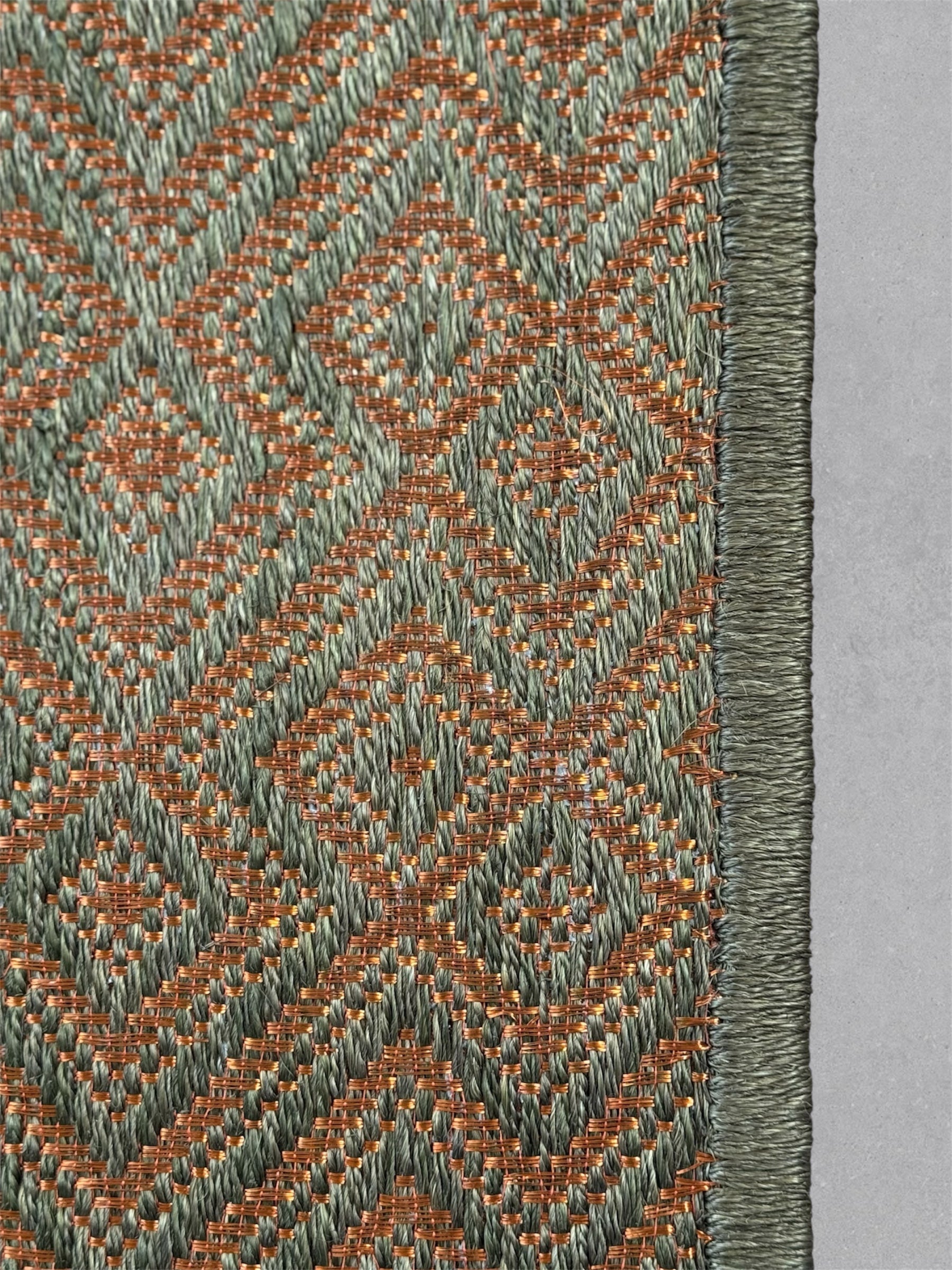 Tapete Tejido Gaia en Fique y Cobre