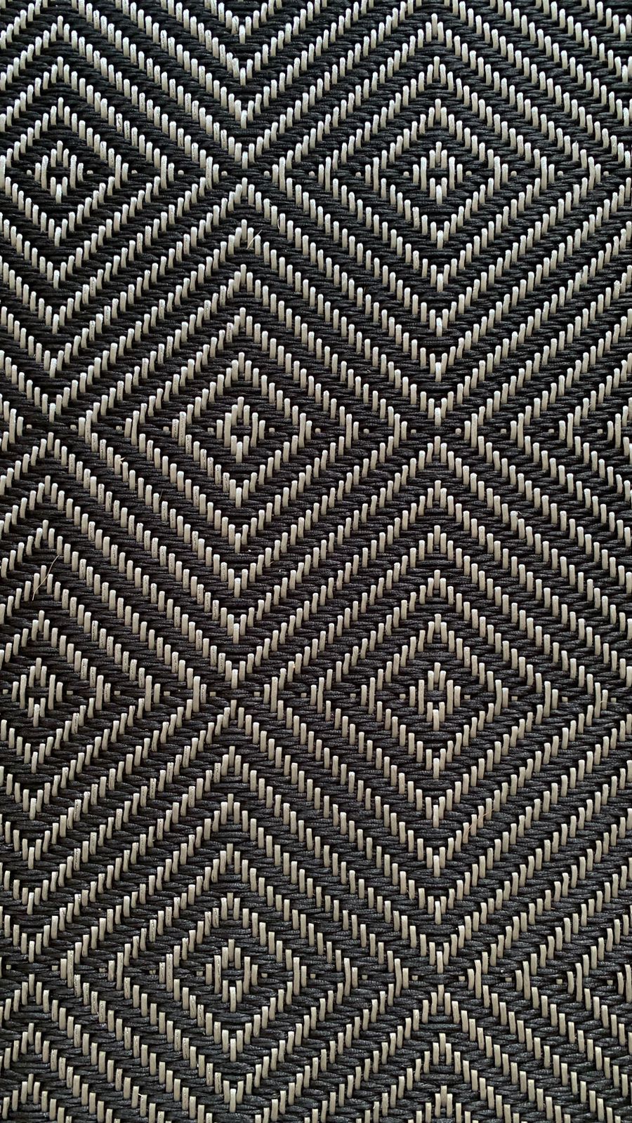 Tapete Tejido Romboidal en Seda