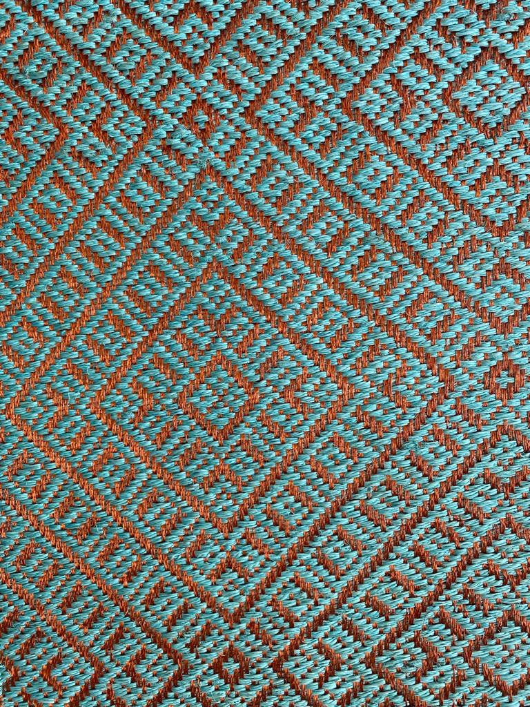 Tapete Tejido Milano en Fique y Cobre