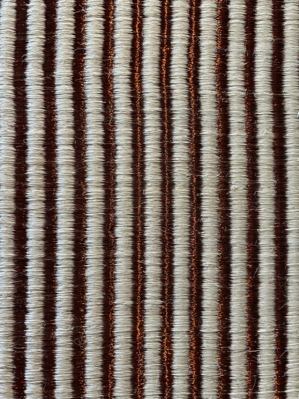 Tapete Tejido Siecha en Fique y Cobre
