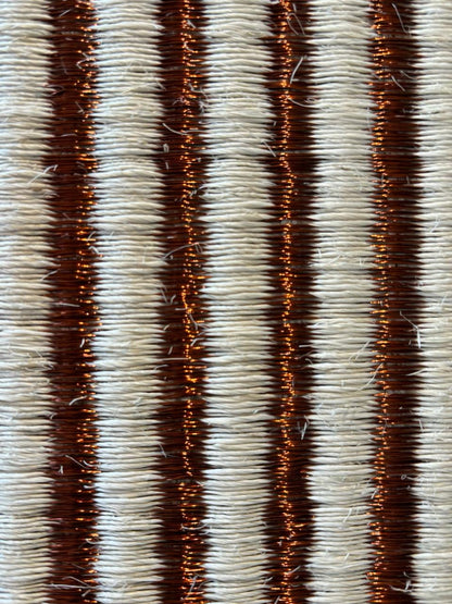 Tapete Tejido Siecha en Fique y Cobre