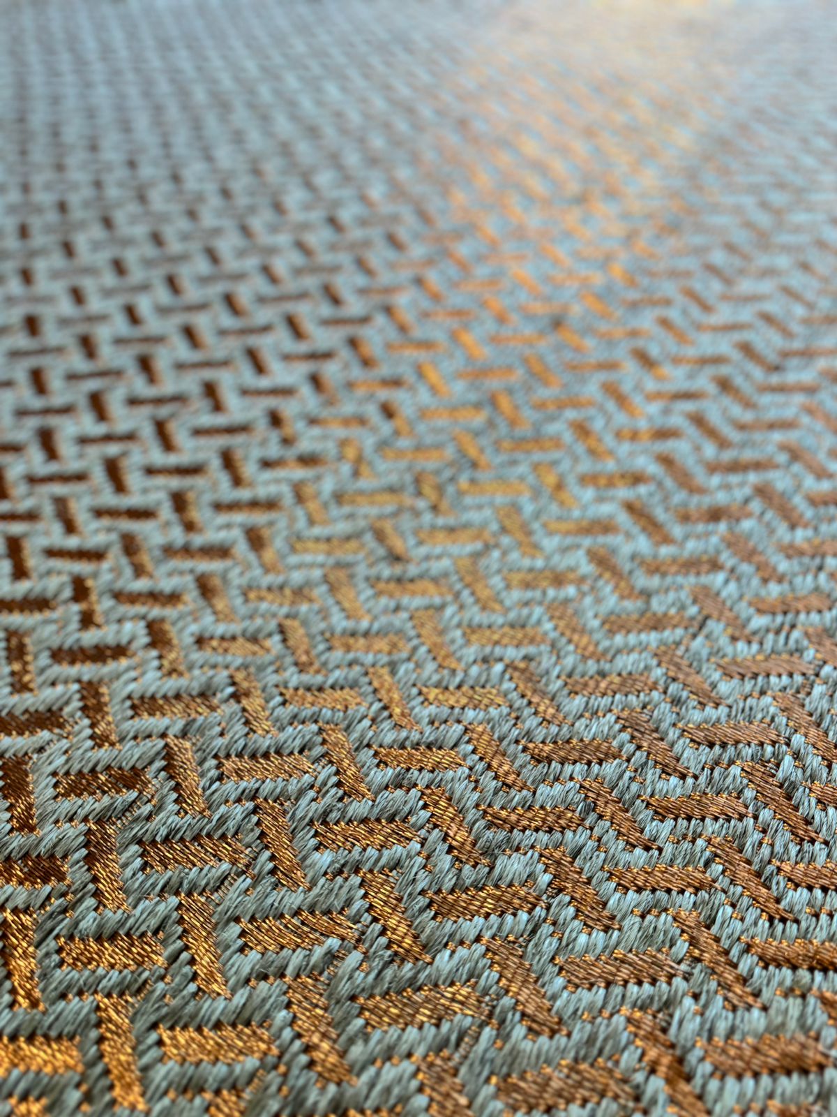 Tapete Tejido Festival en Fique y Cobre