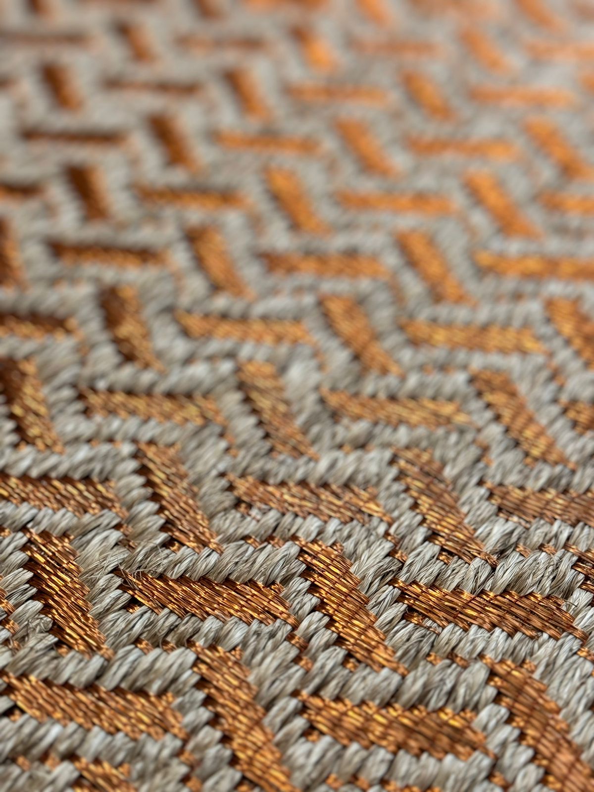 Tapete Tejido Festival en Fique y Cobre