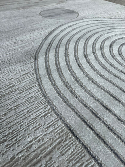 Alfombra Florencia  / 0120A / White - A.Grey