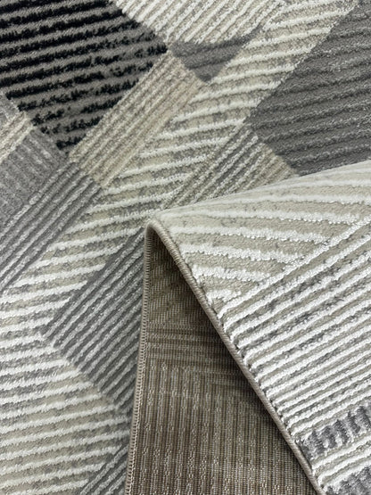 Alfombra Gobekli Tepe / 0093B / L.Grey - D.Grey