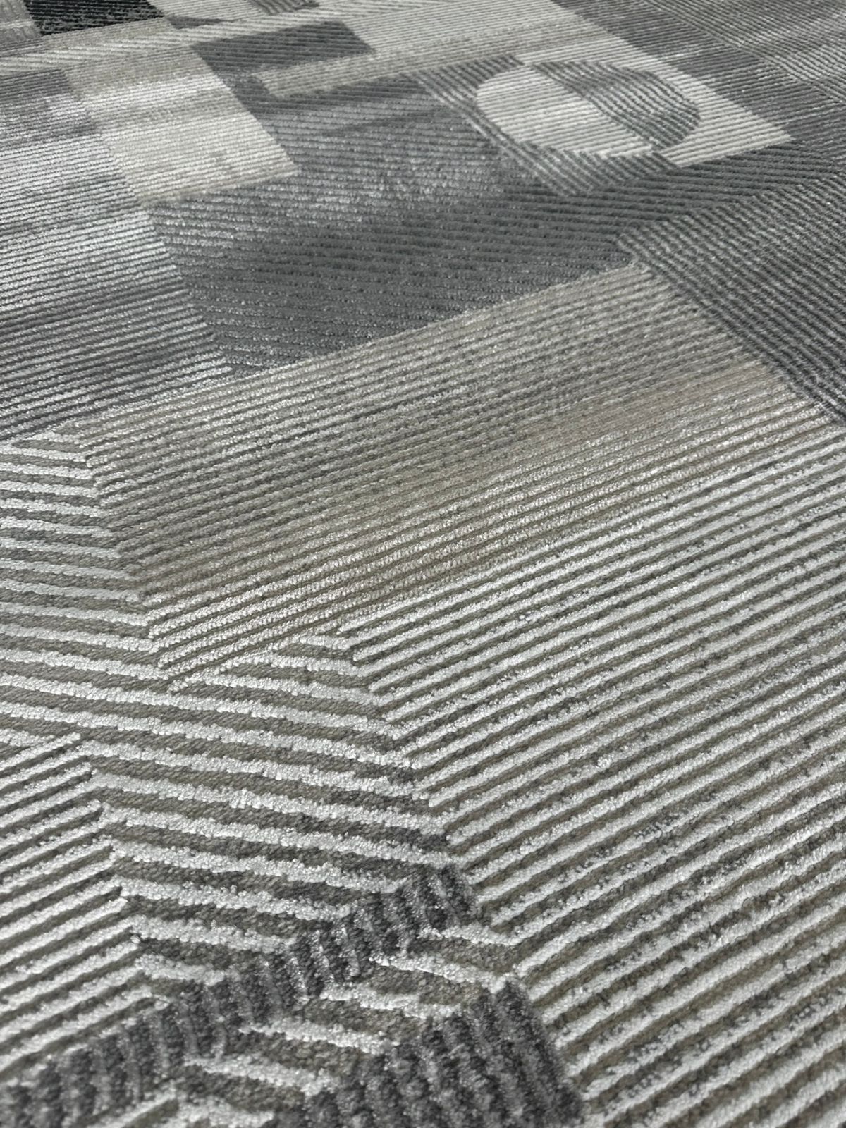 Alfombra Gobekli Tepe / 0093B / L.Grey - D.Grey