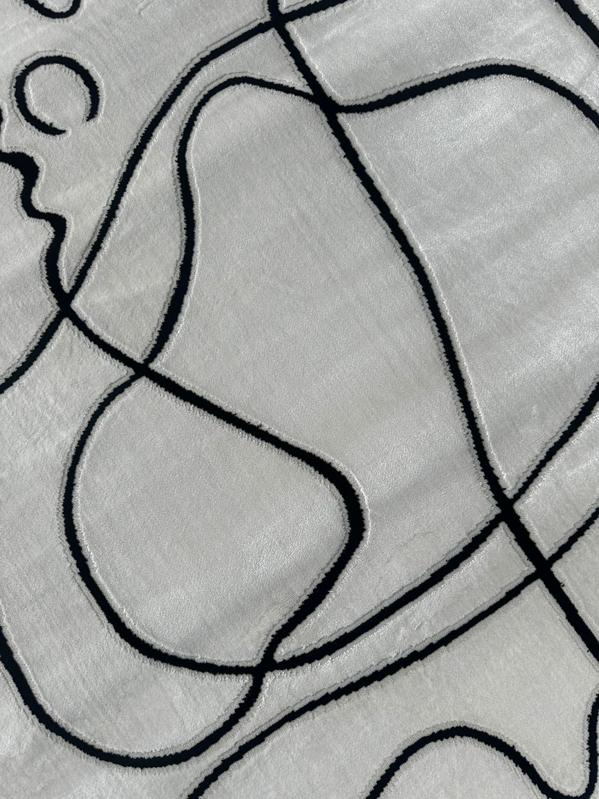 Alfombra Florencia / 0122A / White - Black