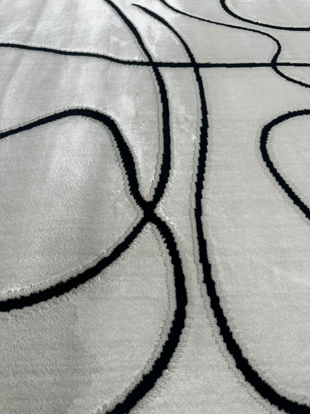 Alfombra Florencia / 0122A / White - Black