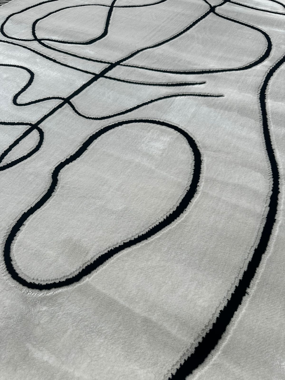Alfombra Florencia / 0122A / White - Black