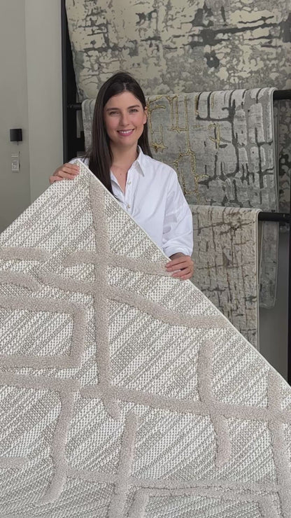 Alfombra Escandinavo 012 Beige