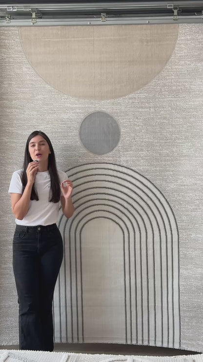 Alfombra Florencia  / 0120A / White - A.Grey