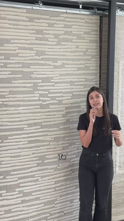 Alfombra Roma / 0023A / White - Grey