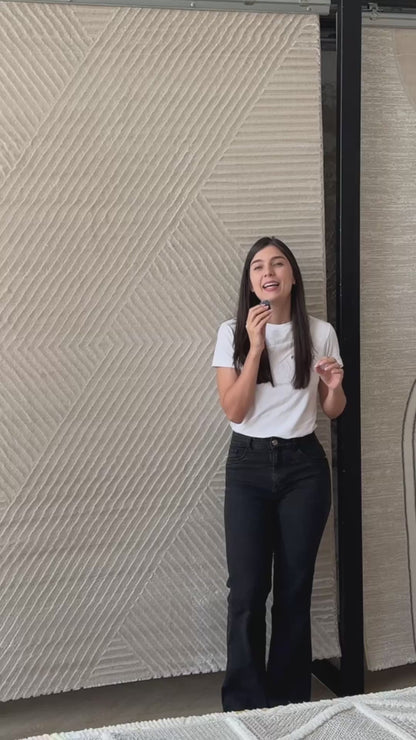 Alfombra Gobekli Tepe / 8491A / Cream-Cream