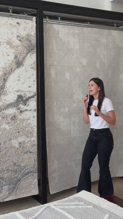 Alfombra Gobekli Tepe / 0230A / White - L.Grey