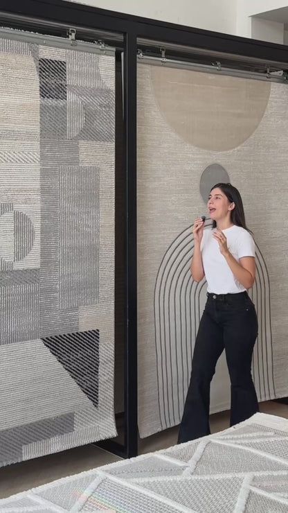 Alfombra Gobekli Tepe / 0093B / L.Grey - D.Grey