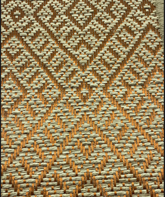 Tapete Tejido Milano en Fique con Cobre / F26